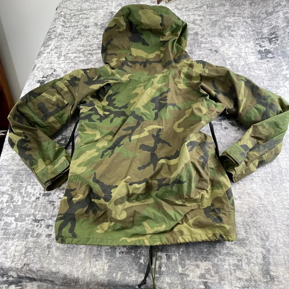 GI Extended Cold Weather Camo Parka Mens Medium Woodland Hooded
